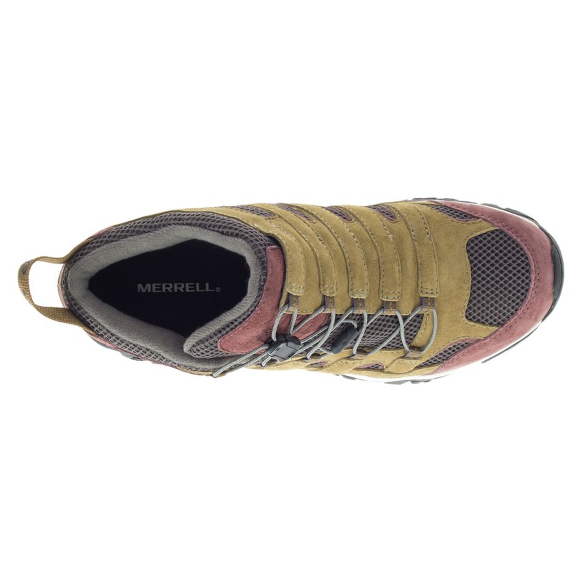 Chaussures Randonnée Merrell A.Four Moab GORE-TEX Jaune/Corail Homme | A.H.TRDP